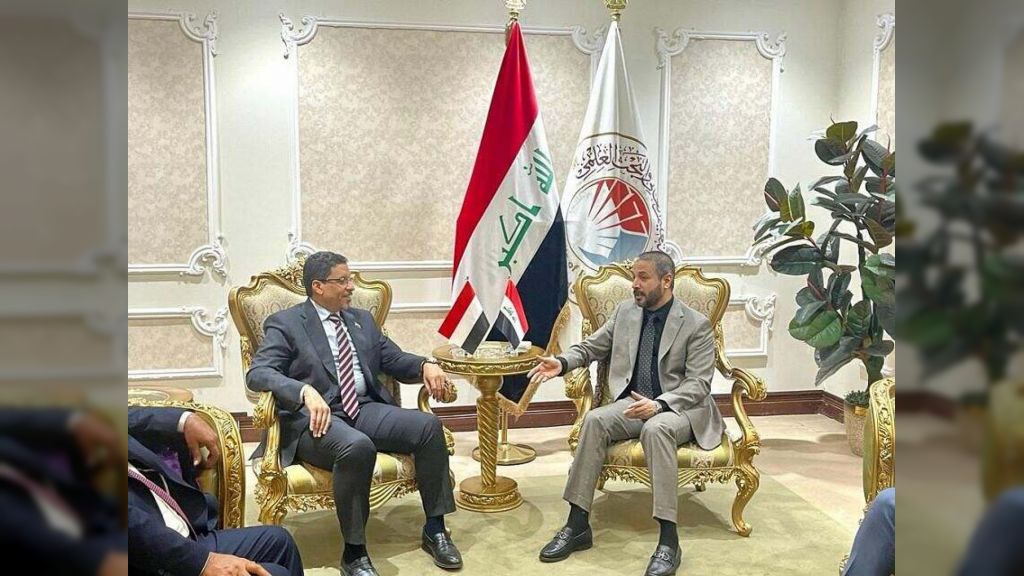 بن مبارك يبحث مع وزير التعليم العالي العراقي إمكانية تجديد برتوكول التعاون العلمي والثقافي بين البلدين
