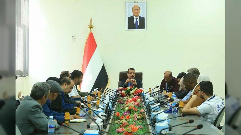 وكيل محافظة مأرب يبحث مع فريق بريطاني الأوضاع الإنسانية والسياسية والأمنية وصناعة السلام