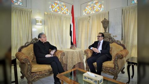 بحيبح يبحث مع القائم بأعمال السفير الصيني امكانية دعم القطاع الصحي في اليمن