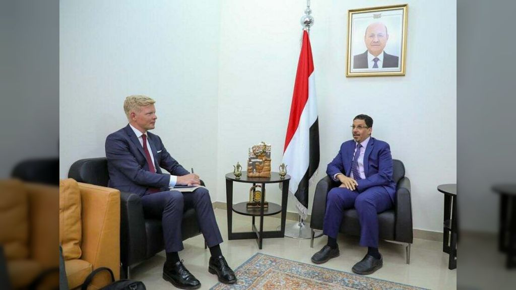 بن مبارك يناقش مع المبعوث الاممي مستجدات الاوضاع في اليمن