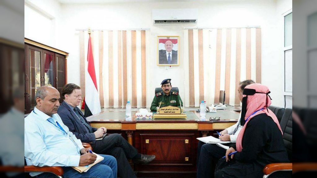 وزير الداخلية يلتقي ممثل مكتب المفوضية السامية لحقوق الانسان
