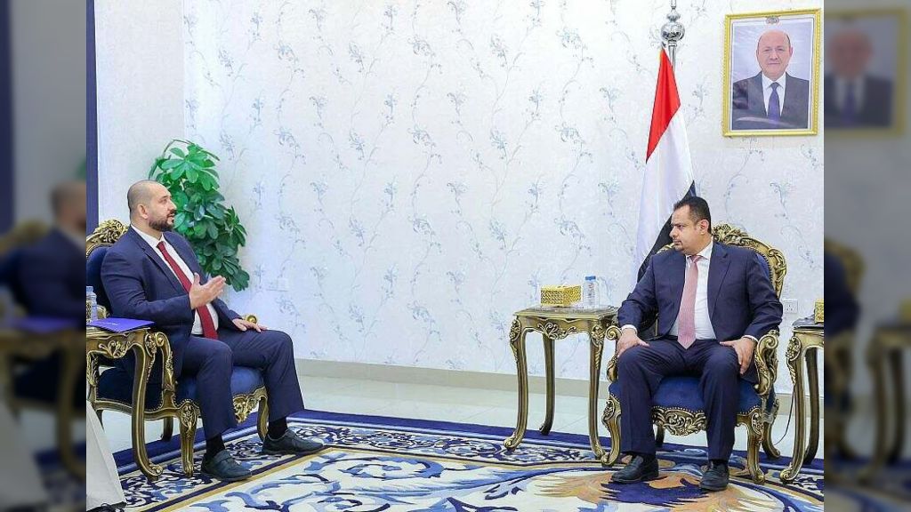 رئيس الوزراء يستقبل في عدن المدير الإقليمي لمنظمة الهجرة الدولية