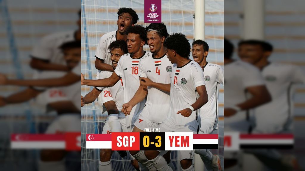 فوز منتخبنا الأولمبي بـ 3 أهداف على المنتخب السنغافوري