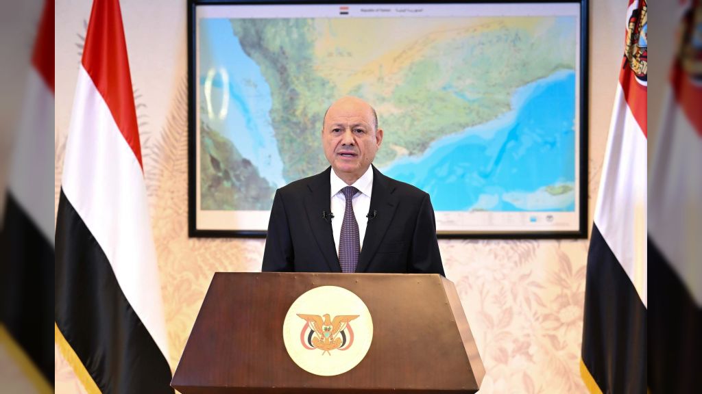 الرئيس العليمي يدعو الى استلهام قيم الوحدة في مواجهة التهديد الارهابي الحوثي المحدق بالجميع