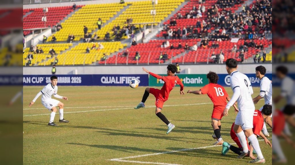 المنتخب الوطني للناشئين يفوز على قيرغيزستان بهدفين في تصفيات كأس اسيا