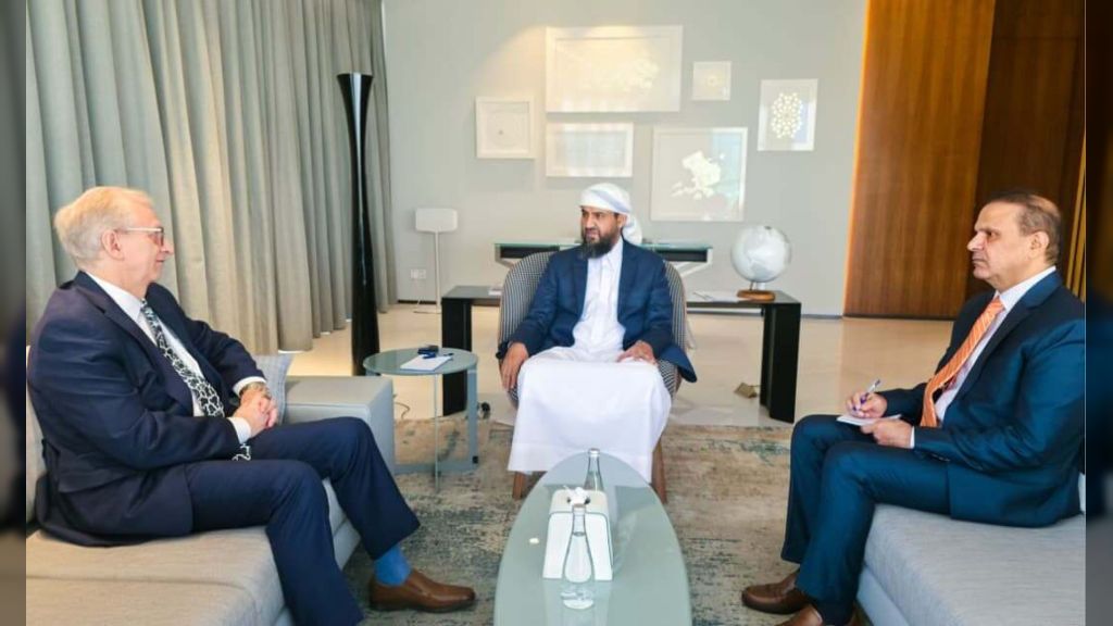 عضو مجلس القيادة المحرّمي يبحث مع السفير الالماني مستجدات الأوضاع على الساحة الوطنية
