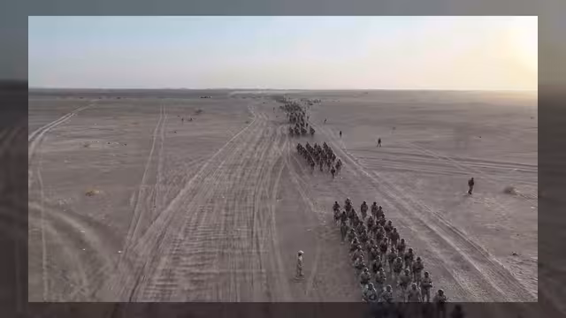 المنطقة العسكرية الثالثة تنفذ مسيراً عسكرياً لمسافة 20 كم في مأرب