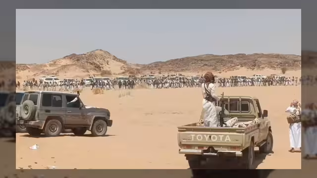 قبائل دهم ومجموعة من القبائل تتوافد إلى الجوف استجابةً للنكف