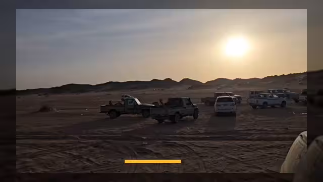 حشد قبلي كبير يتوافد إلى مطارح الكرامة تلبيةً للنكف القبلي