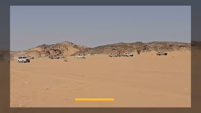 حشد قبلي واسع يتجه نحو مطارح الكرامة في محافظة الجوف