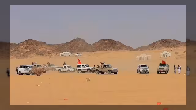 زحف قبلي واسع لمطرح الكرامة بالجوف دعماً للشيخ حمد الحزمي