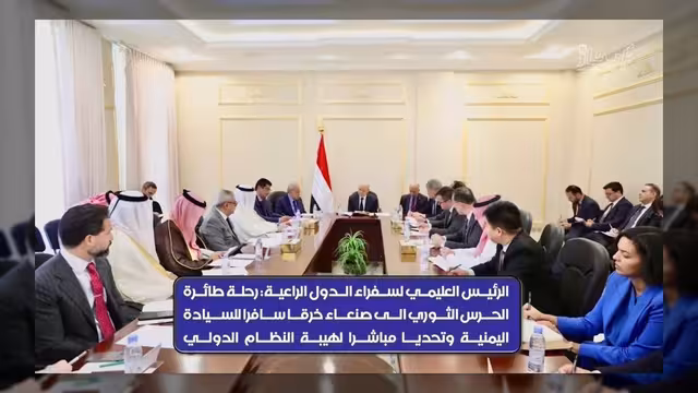 العليمي: رحلة الحرس الثوري الإيراني لصنعاء خرق للسيادة اليمنية وقرارات مجلس الأمن