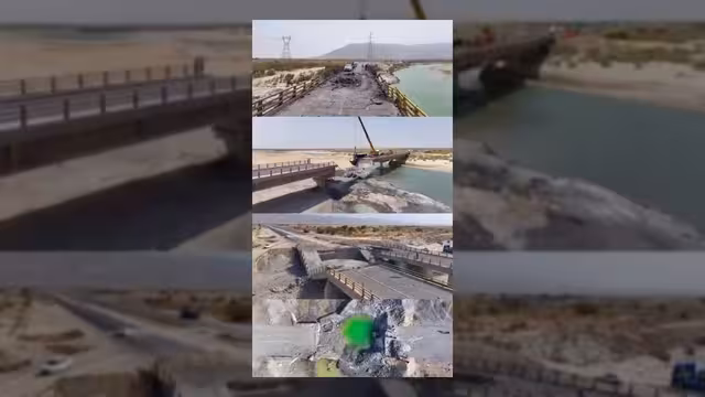 إيران تنشر مشاهد دمار جسور استهدفتها ضربات أمريكية