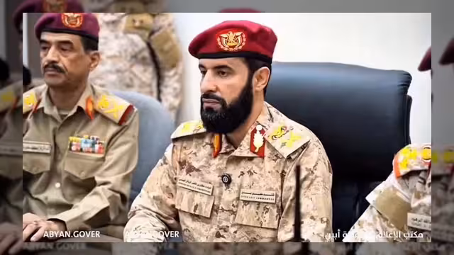 اللواء مختار الهيثمي يتسلم قيادة محور أبين رسمياً