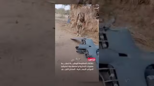 المقاومة الوطنية توثق إسقاط مسيرات حوثية في جبهات الساحل الغربي