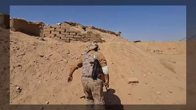 القوات المسلحة تحرر معسكر اللبنات العليا في محافظة الجوف