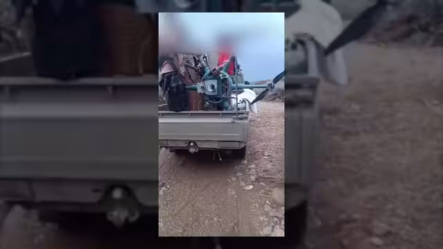 قوات العمالقة تُسقط طائرة مسيرة حوثية في جبهة كهبوب