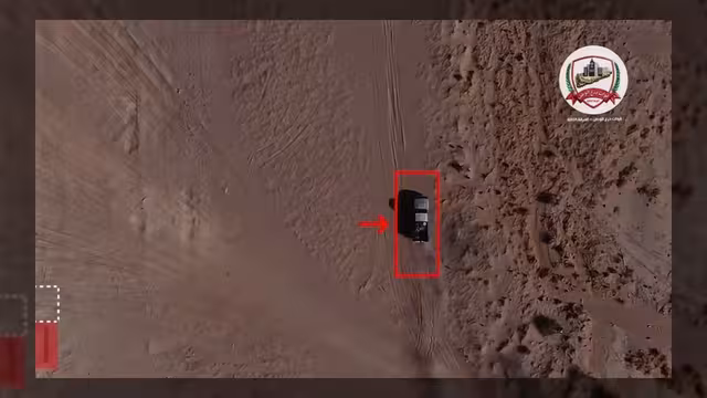 قوات درع الوطن تستهدف آلية حوثية في جبهة اللبنات
