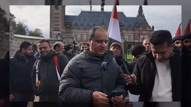 وقفة تضامنية أمام محكمة العدل الدولية للمطالبة بإنهاء حصار تعز