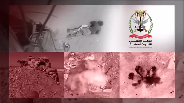 طيران مسيّر يستهدف مواقع وتحصينات مليشيا الحوثي في محافظة الجوف