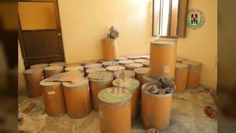 4 أطنان من المواد المستخدمة بصناعة وقود الصواريخ كانت في طريقها للحوثيين