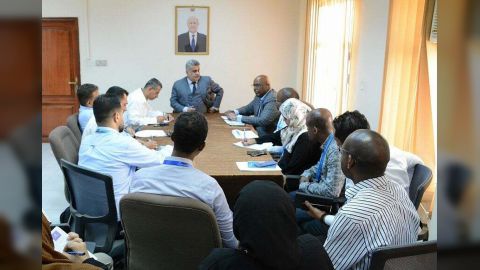 باصهيب يبحث مع وفد أممي تنفيذ مشروع الأمن الغذائي بـ 20 مليون دولار ويلتقي مدراء منظمات دولية