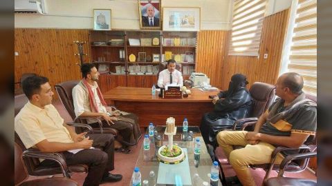 الوكيل السعيدي يطلع على برامج ومشاريع صندوق دعم الشباب بحضرموت