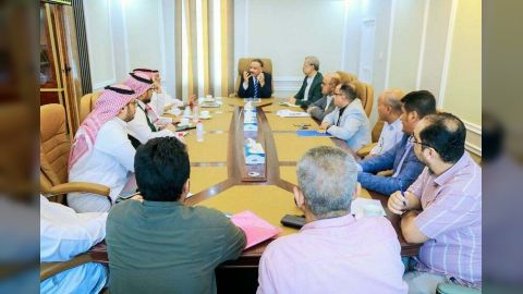 وزير النقل يناقش مع البرنامج السعودي تقييم اوضاع مطار عدن الدولي ومراحل إعادة تأهيله