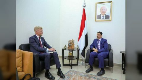 بن مبارك يناقش مع المبعوث الاممي مستجدات الاوضاع في اليمن