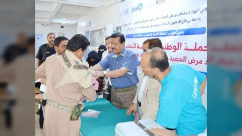 تدشين حملة تحصين طارئة بمأرب لـ 93 الف طفل دون سن الخامسة