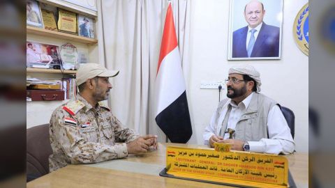 اللواء العرادة يناقش مع رئيس هيئة الأركان آخر المستجدات الميدانية والعسكرية