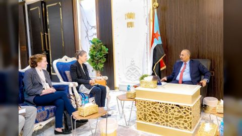 الزبيدي يستعرض مع السفيرة الهولنـدية مستجدات جهود إحلال السلام في اليمن