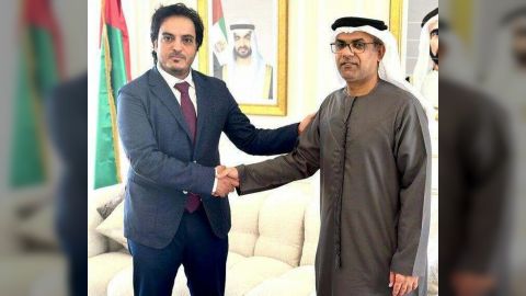 وزير الكهرباء يبحث مع السفير الاماراتي تعزيز التعاون المشترك في مجال الطاقة