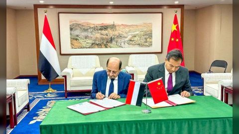 وزير الخارجية والوكالة الصينية يوقعان اتفاقية التعاون الاقتصادي والفني بقيمة 50 مليون يوان