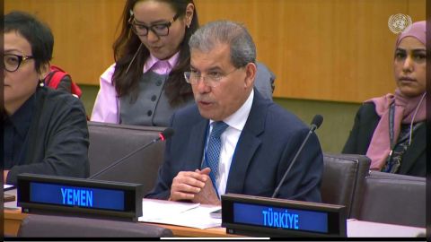 عبدالله السعدي مندوب اليمن الدائم لدى الأمم المتحد