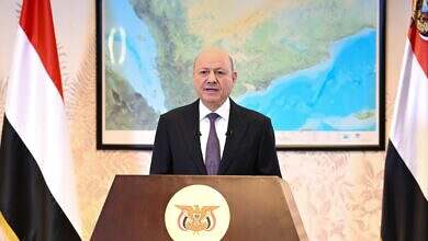 الرئيس العليمي يدعو الى استلهام قيم الوحدة في مواجهة التهديد الارهابي الحوثي المحدق بالجميع
