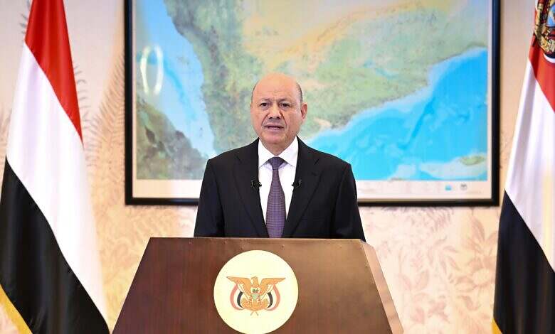 الرئيس العليمي يدعو الى استلهام قيم الوحدة في مواجهة التهديد الارهابي الحوثي المحدق بالجميع
