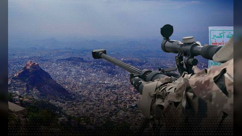 اصابة مواطن برصاص قناص حوثي شرق مدينة تعز