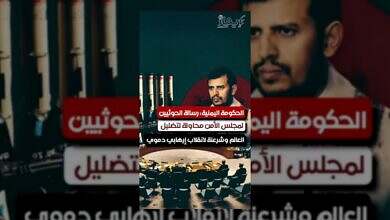 الحكومة اليمنية تفضح رسالة الحوثيين وتصفها بمحاولة تضليل العالم.