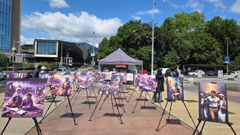 اختتام معرض تشكيلي في جنيف يجسد عمق المأساة الإنسانية في اليمن