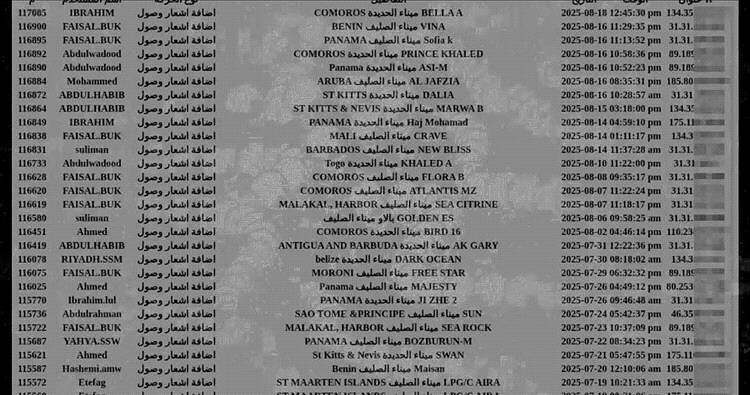 مجموعة هاكرز تعلن اختراق أنظمة "موانئ البحر الأحمر" التابعة للحوثيين والحصول على معلومات حساسة