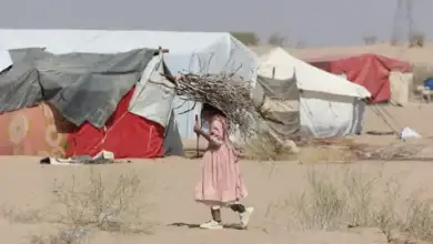 الهجرة الدولية: نزوح أكثر من 12 ألف شخص في اليمن خلال ثمانية أشهر
