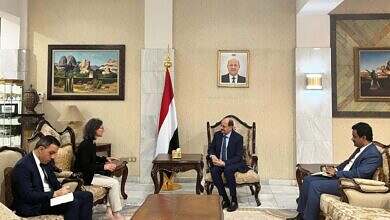 وزير الخارجية يلتقي السفيرة الفرنسية لدى اليمن