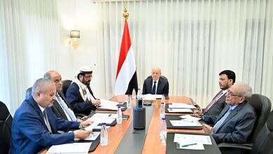 مجلس القيادة يستمع الى تقرير رئيس الوزراء بشأن مستوى التقدم في مسار الإصلاحات