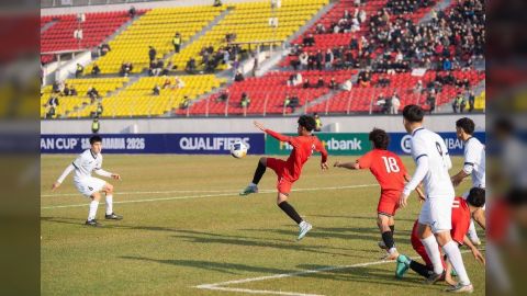 المنتخب الوطني للناشئين يفوز على قيرغيزستان بهدفين في تصفيات كأس اسيا