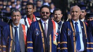 العرادة يشهد حفل تخرج 1139 طالباً وطالبة من جامعة إقليم سبأ