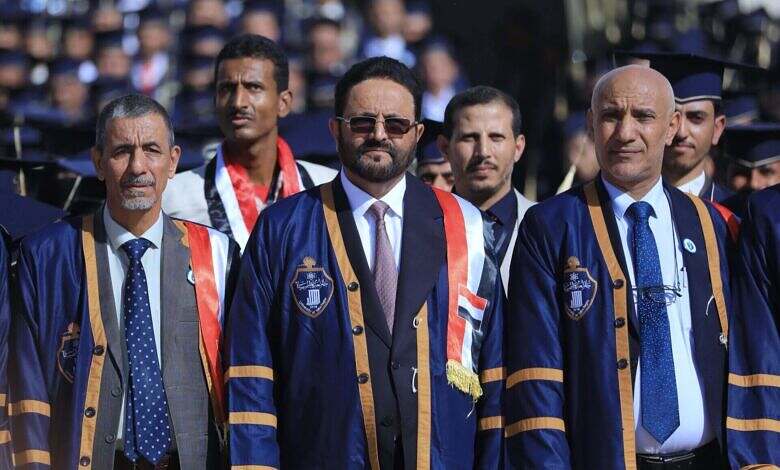 العرادة يشهد حفل تخرج 1139 طالباً وطالبة من جامعة إقليم سبأ