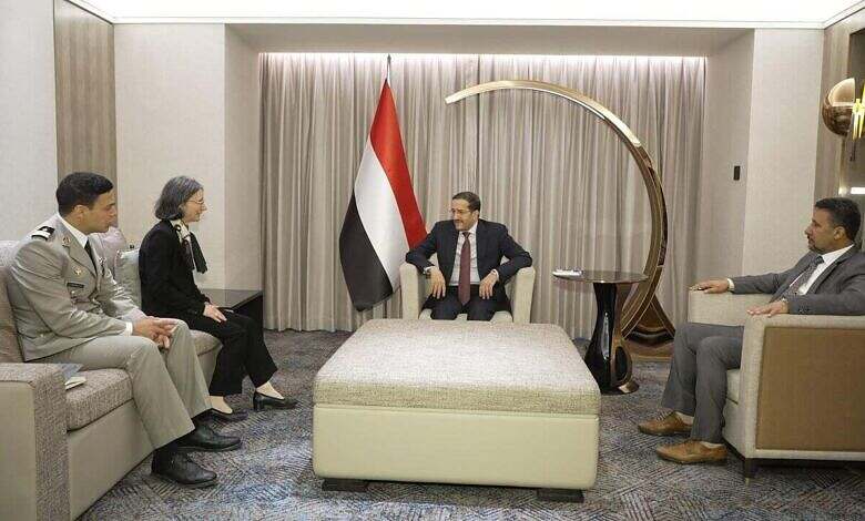 مجلي يناقش مع السفيرة الفرنسية مستجدات الأوضاع في اليمن