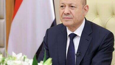 رئيس مجلس القيادة يشيد بجهود الاشقاء في المملكة من اجل خفض التصعيد في محافظتي حضرموت والمهرة