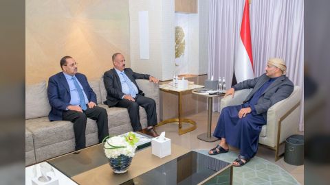 عضو مجلس القيادة طارق صالح يلتقي وزيري النقل وشؤون مجلسي النواب والشورى